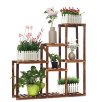 KWANSHOP 6 Tier Plant Stand, Large Multi Tiered Plant Shelf for Multiple Plants,Indoor Flower Pots Stand,Outdoor Plant Shelvs Rack Holder.
