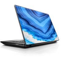 Laptop Notebook Universal Skin Decal Fits 13.3" to 15.6" / Crystal Blue Ice Marble
