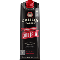 Califia Farms Unsweetened Concentrated Cold Brew Coffee, Black Coffee, 32 oz