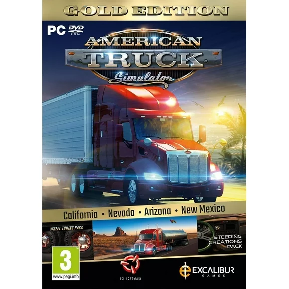 American Truck Simulator Gold Edition, Excalibur Games, PC