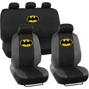 Batman Original Seat Covers for Car and SUV, Auto Interior Gift Full Set, Warner Brothers