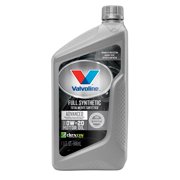 (3 Pack) Valvoline Advanced Full Synthetic SAE 0W-20 Motor Oil - 1 Quart