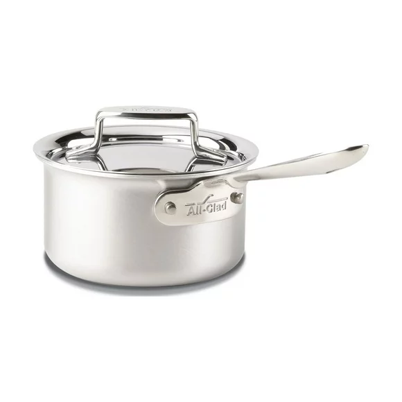 All-Clad d5 Brushed Stainless Steel 1 1/2 qt. Sauce Pan w/Lid (BD55201.5)