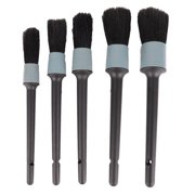 zhongxinda Car Detailing Brush Cleaning Natural Boar Hair Brushes Auto Detail Tools Products 5Pcs Wheels Dashboard Car-styling Accessories