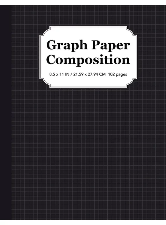 Graph Paper Composition Notebook : Quad Ruled 5x5, Grid Paper for Students in Math and Science (Paperback)