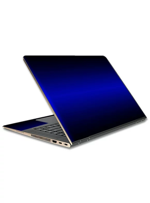 Skin Decal For Hp Spectre X360 15T Laptop Vinyl Wrap / Electric Blue Glow Solid