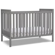 Delta Children Mercer 6-in-1 Convertible Baby Crib, Grey