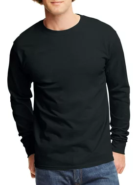 Yana Men's and Big Men's Tagless Long Sleeve Tee, Up To Size 3XL