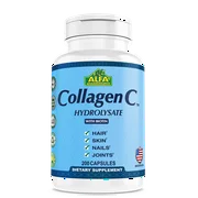 COLLAGENC HYDROLYSATE WITH BIOTIN FOR SKIN, HAIR, NAILS, & JOINTS by ALFA VITAMINS - 200 Capsules