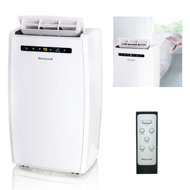 Honeywell MN Series Portable Air Conditioner with Dehumidifier and Remote Control for a Room up to 450 Sq. Ft. (White)