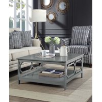 Convenience Concepts Omega Square 36" Coffee Table, Gray
