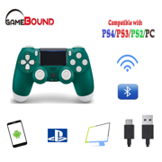 Wireless Gamepad Bluetooth  LED Light for PS4 Controller (Green)