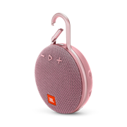 JBL Clip 3 Waterproof Portable Clip-On Bluetooth Speaker with 10-Hour Battery, Pink: Manufacturer Refurbished
