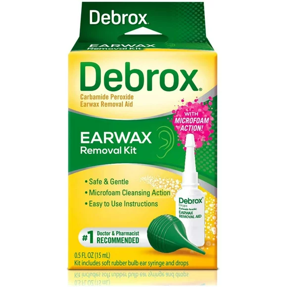 Debrox Earwax Removal Aid Kit - 0.5 oz, Pack of 3