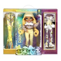 Rainbow High Winter Break Sunny Madison  Yellow Winter Break Fashion Doll with and Playset 2 Complete Doll Outfits, Pair of Skis and Winter Doll Accessories, Great Gift for Kids 6-12 Years Old