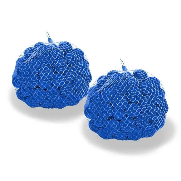 Upper Bounce Crush Proof Plastic Trampoline Pit Balls 200 Pack - Blue