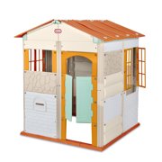 Little Tikes Build-a-House, Tan | 47 x 47 x 51 inches | Requires 3 'AAA' alkaline batteries for drill (not included)