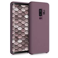 kwmobile TPU Silicone Case Compatible with Samsung Galaxy S9 Plus - Slim Protective Phone Cover with Soft Finish - Grape Purple