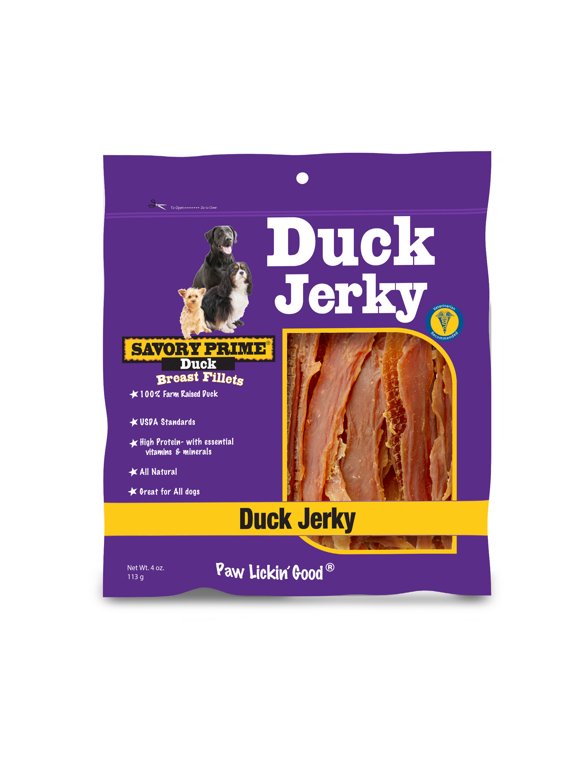 Savory Prime Natural Duck Jerky 4 oz.