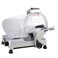 Yescom 10" Meat Slicer 240W 530RPM Commercial Electric Slicer Cheese Food Deli Stainless Steel Cutter