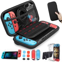 EEEkit Carry Case Compatible With Nintendo Switch - Protective Hard Portable Travel Carry Case Shell Pouch for Nintendo Switch Console & Accessories