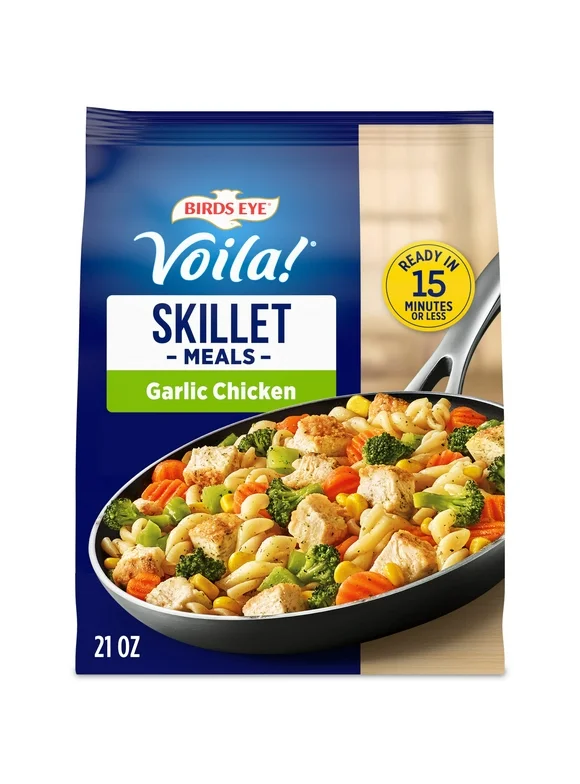 Birds Eye Voila! Garlic Chicken Skillet Frozen Meal, 21 oz (Frozen)