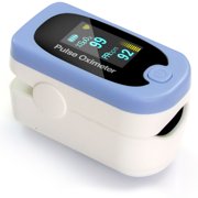 HealthSmart Pulse Oximeter - Displays Blood Oxygen Content, Pulse Rate and Pulse Bar with LED Display and Readout