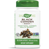 Natures Way Black Cohosh, Non-GMO & Gluten-Free, 180 Vegetarian Capsules