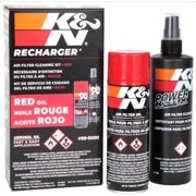 K&N Air Filter Cleaning Kit: Aerosol Filter Cleaner and Oil Kit; Restores Engine Air Filter Performance; Service Kit-99-5000