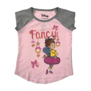 Disney Toddler Girls Pink & Gray Fancy Nancy T-Shirt Tee Shirt