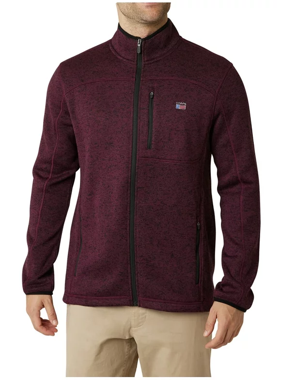Chaps Men's Coastal Full Zip Sweater Fleece- Sizes XS up to 4XB
