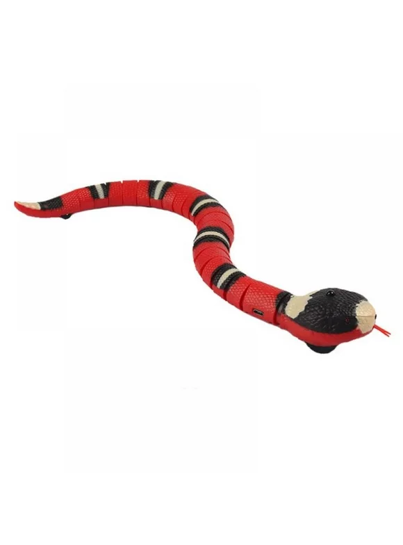 Realistic Smart Sensing Snake Cat Electronic Interactive Toys Funny Prank Props for Cats Best Gifts