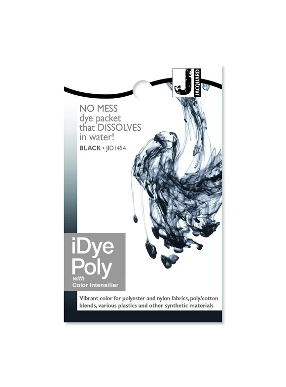 Jacquard iDye Poly, Black Fabric Dye