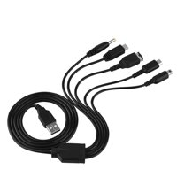 Kritne Micro USB charger, Charging Line.,5 in 1 Charger USB for Nintendo NDS LL / XL 3DS Wii U PSP Multi-Function Charging Cable