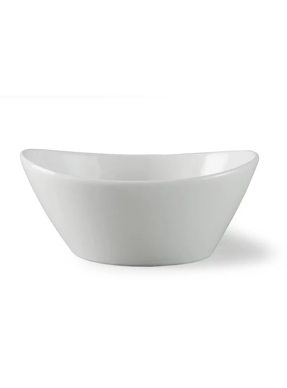 Better Homes & Gardens White Porcelain Wavy Serve Bowl
