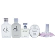 Calvin Klein Deluxe Fragrance Travel Collection Perfume Gift Set for Women - 5 Pc Mini