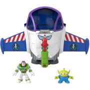 Imaginext Disney Pixar Toy Story Buzz Lightyear Space Mission Action Figure Set, 5 Pieces