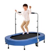 UBesGoo Kids Trampoline, 2 Person Mini Rebounder Trampoline, for Indoor Garden Exercise