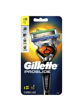 Gillette ProGlide Mens Razor Handle and 2 Blade Refills