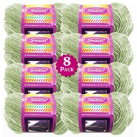 Shason Textile (8-Pack) Super Soft Acrylic Yarn, Sage.