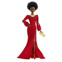 Barbie Signature 40th Anniversary First Black Barbie Doll in Red Gown with Doll Stand and Certificate of Authenticity