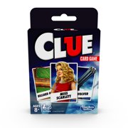 Clue Card Game for 3-4 Players, Kids Ages 8 and up