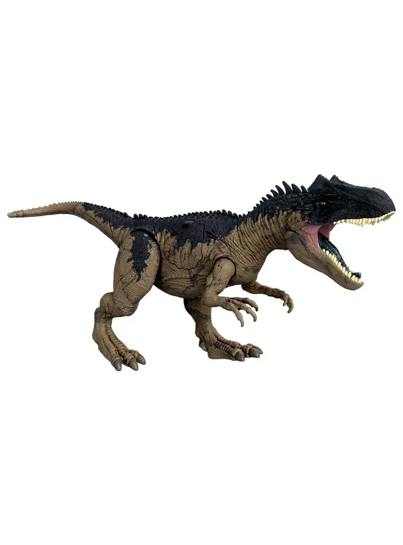 JURASSIC WORLD Extreme Damage Roarin Allosaurus Dinosaur Toy for 4 Year Olds & Up
