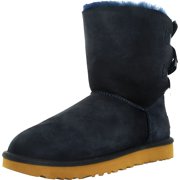 Ugg Women's Bailey Bow II Navy Ankle-High Suede Boot - 7M