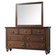 Picket House Furnishings Channing Dresser and Mirror Set in Cherry