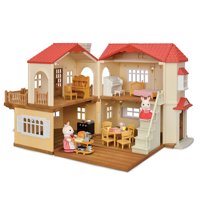Calico Critters Red Roof Country Home Gift Set, Ready to Play with 2 Figures and Accessories