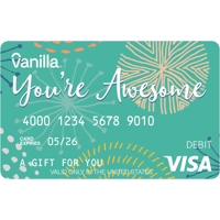Vanilla Visa You're Awesome eGift Cards (email delivery)