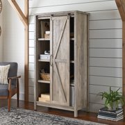 Better Homes & Gardens 66" Modern Farmhouse Bookcase Storage Cabinet, Multiple Finishes