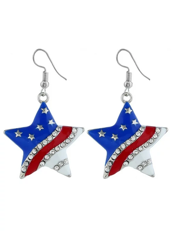 TOYFUNNY Fashion Independence Day Earring Women Earrings Jewelry Accessories Gifts