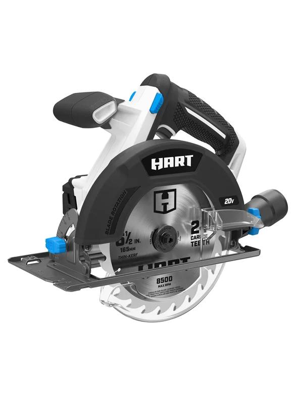 HART 20V Cordless 6.5-Inch Circular Saw (Battery Not Included) HPCS01